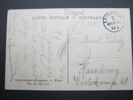 1915, AVASIN ,  Carte Militaire  ( Bixschoote) - Armée Allemande