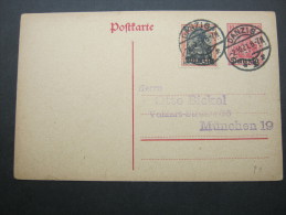 DANZIG, 1921, Ganzsache Verschickt - Postwaardestukken