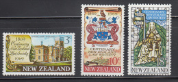 New Zealand  Scott No.  422-24  Mnh  Year  1969 - Nuevos