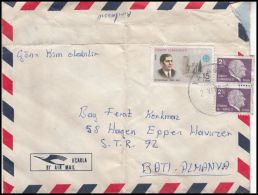 Turkey 1980, Airmail Cover Yatagan To Germany - Luchtpost