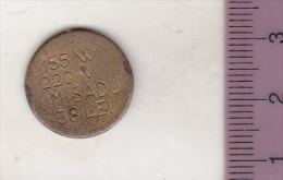 Romania  Old Token - IM Sadu 38 LEI 155W/220V - Gewerbliche