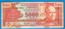 PARAGUAY -  5000 Guaranies 2005 SC  P-223 - Paraguay