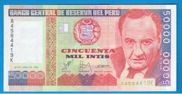 PERU - 50.000 Intis 1988 SC  P-142 - Pérou