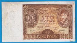 POLONIA - 100 Zlotych 1934  Circulado  P-75 - Poland