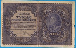 POLONIA - 1000 Marek 1919  Circulado  P-29 - Pologne