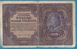 POLONIA - 1000 Marek 1919  Circulado  P-29 - Poland