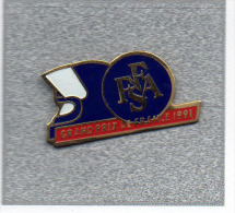 Pin´s  Sport  Automobile  Rallyes,Grand  Prix  De  France  1991  Avec  La  F.F.S.A - Rallye