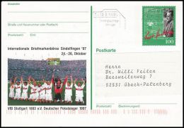 Germany  BRD 1999, Postal Stationery "VfB Stuttgart 1893 Deutscher Pokalsieger 1997" - Postcards - Used