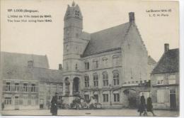 D17 1 - BELGIQUE - LOOS - (tacots, Animé) L´hôtel De Ville Datant De 1640 - Nr 187 L.C.H. à Paris - Lo-Reninge