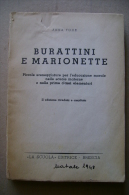 PBW/26  Foce BURATTINI E MARIONETTE La Scuola 1948 Ill.Salodini - Théâtre