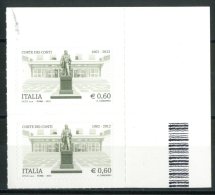 ITALIA / ITALY 2012** - Corte Dei Conti - Coppia Autoadesiva Come Da Scansione - 2011-20: Mint/hinged
