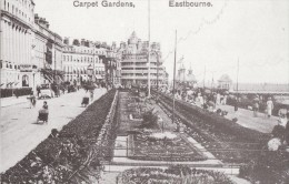 Postcard EASTBOURNE Carpet Gardens 1920's Sussex Promenade Repro - Eastbourne