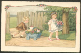 EBNER CHILDREN OLD POSTCARD - Ebner, Pauli