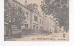 CPA-69-PIERRE BENITE-LES ECOLES-ANIMEE-PERSONNAGES -DES ENFANTS DEVANT L'ECOLE - Pierre Benite