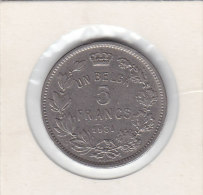 UN BELGA-5 FRANCS Nickel 1931 FR Pos A - 5 Francs & 1 Belga
