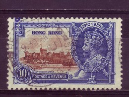 GEORGE V-10 C-WINDSOR CASTLE-HONG KONG-1935 - Oblitérés