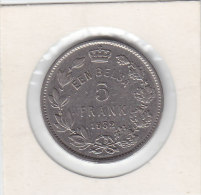 EEN BELGA-5 FRANCS Nickel Albert I 1932 Pos A - 5 Francs & 1 Belga