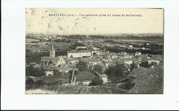 CPA  01 Ain, Montluel Vue Generale Prise Du Coteau St Barthélemy - Montluel