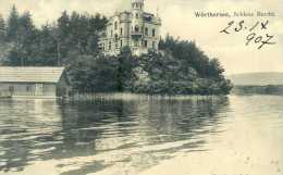 KLAGENFURT. Worthersee. SCHLOSS BERCHT. Posted For TRIEST 1907. - Klagenfurt