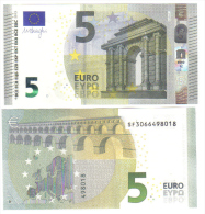 5 €  ITALIA ITALIE SF MARIO DRAGHI S006C1 FDS Cod.€.064 - 5 Euro