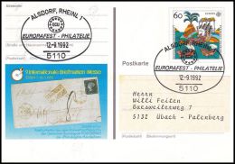 Germany  BRD 1994, Postal Stationery  "Stamp Exibition Essen 1992" - Cartes Postales - Oblitérées
