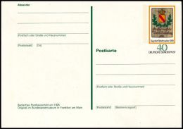 Germany  BRD 1978, Postal Stationery Mint - Postcards - Used