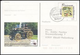 Germany  BRD 2001, Postal Stationery "Stamp Exibition Berlin 2001" - Postkaarten - Gebruikt