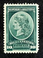 3502x)  Argentina 1901 - Sc# O-34 ~ M* - Neufs