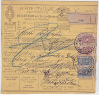 ITALIE  - 1926 - CARTE COLIS POSTAUX De NAPOLI - Paketmarken