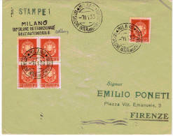 Italien 1936 Brief Mit Sonderstempel - Salone Internationale Dell Automobile - - Autres & Non Classés