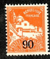 3546x)  Algeria 1927 - Sc# 72 ~ M*no Gum - Ungebraucht