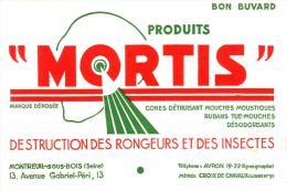 Buvard -mortis - Destruction Des Rongeurs Et Des Insectes - - Collections, Lots & Séries