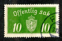 3580x)  Norway 1933 - Sc# O-12 ~ Used - Dienstmarken