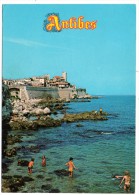 CP, 06, ANTIBES, La Vieille Ville Et Les Remparts, Voyagé En 1980 - Antibes - Les Remparts