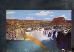 F816 Shoshone Falls And Rainbow - Idaho, Usa - Small Size - Altri & Non Classificati