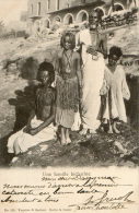 EGYPTE Ethnologie Famille Bicharine Gros Plan - Sonstige & Ohne Zuordnung