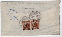 HONGRIE - LETTRE  AVEC PAIRE DU N°438  - Du 10/03/1931  Pour Paris - Lettres & Documents
