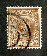 3614x)  Netherlands 1891 - Sc# 42 ~ Used - Used Stamps