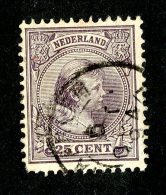 3616x)  Netherlands 1894 - Sc# 48a ~ Used - Used Stamps