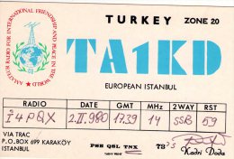 ISTANBUL   ,  QSL  ,  Radioamatori  * - Radio