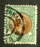 3618x)  Netherlands 1893 - Sc# 51 ~ Used - Used Stamps