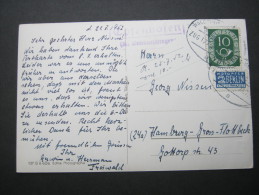 1952, Landpoststempel  EPFENHOFEN über Donaueschingen, Klar Auf Karte - Covers & Documents