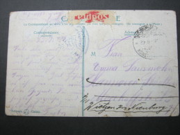 1916, Seltene Ansichtskarte Mit Feldpost , Siegel Eskischef - Deutsche Post In Der Türkei