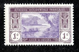 3669x)  Ivory Coast 1913 - Sc# 42 ~ M* - Unused Stamps