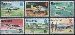 119 MONTSERRAT 1971 - Avion - Neuf Sans Charniere (Yvert 268/73) - Montserrat