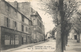 1214 GONESSE : Rue De L'Hotel De Ville - TRES RARE CPA - Gonesse