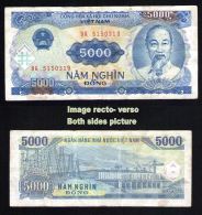 VIETNAM Billet De Banque Banknote Bill 5000 NM NGHIN DONG 1991 - Vietnam