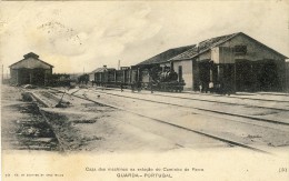 Guarda Comboio Entrando Na  Estação De Caminhos De Ferro Train In Railway 2 Scans Portugal - Guarda