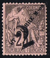 Alphée Dubois 25 Cent Surcharge  «St Pierre  M-on  2 Cent»   Yv 46 - Unused Stamps