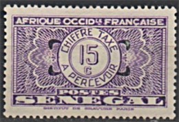 SENEGAL 1935 Timbre Taxe Y&T 24 N* - Segnatasse